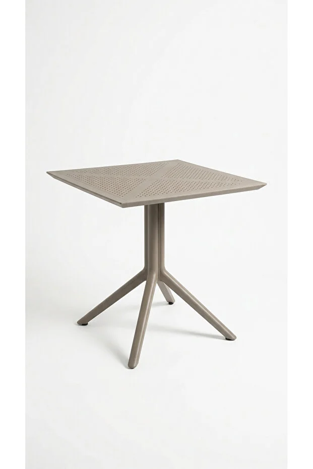Santa 2 Kişilik Bistro Set 70x70 Sorty Sabit Masa 2 Adet Santa Koltuk Cafe Bahçe Balkon Mini Set